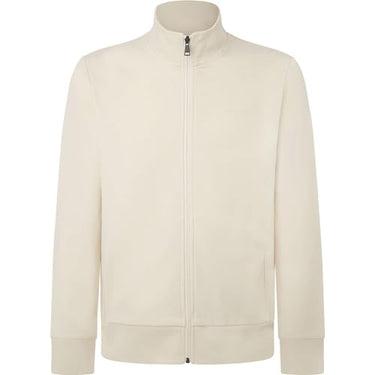 Hackett London Men's Essential Fz Sweatshirt, Grey Marl, im Sale